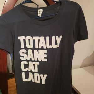 Arm The Animals cat lady tshirt